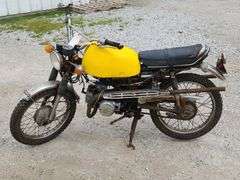 (AJ) 1970 Suzuki T125 Motorcycle