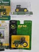 (6) 1/64 Scale Ertl John Deere Tractors In Blister Packages
