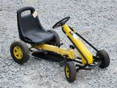 (J) Kids Pedal Cart And In Ground Excavator