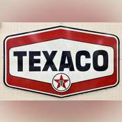 TEXACO 看板 テキサコ 1 ビンテージ 76cm 世田谷ベース TEXACO 看板