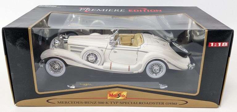 1/18 Die-Cast 1936 Mercedes-Benz 500 K TYP Roadster