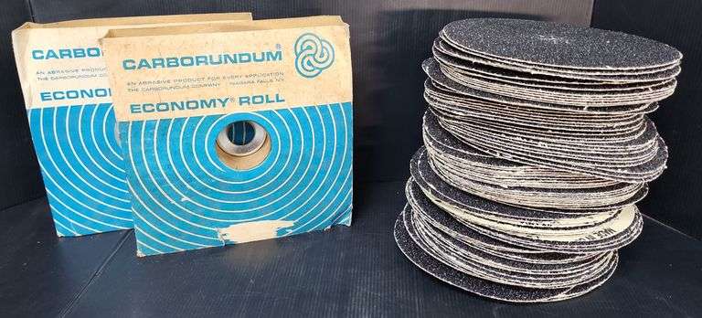 (ZZ) Carborundum Rolls and Sandpaper Refills - Kraft Auction Service, LLC