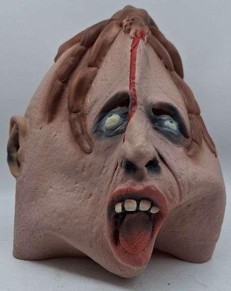 (KC) A Man With A Spider Coming Out Of His Head, Small Holes, Paint Damage, Paint Chipping 11"
