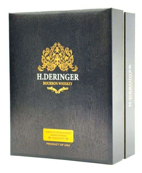 H. Deringer Bourbon Whiskey Gift Box.