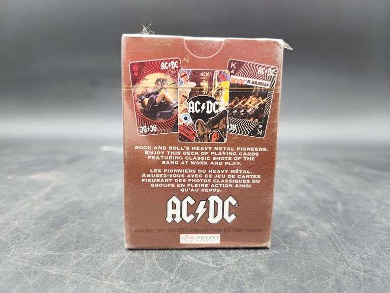 (S) Rock N' Roll DVDs & AC/DC Playing Cards - Kraft Auction Service, LLC