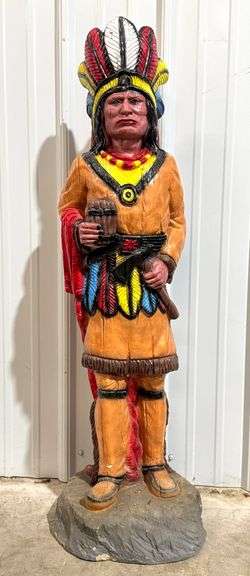 Cigar Indian Statue