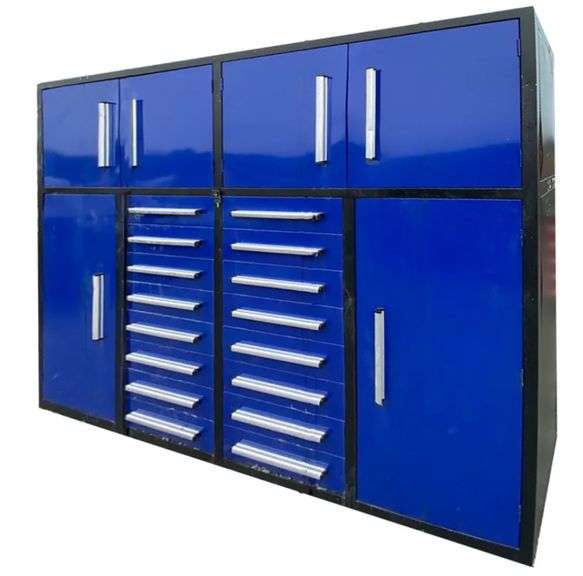 2025 Steelman 7’ 16 Drawer Workbench