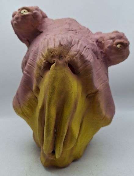 (KC) Monster Slug Alien Full Face Mask, Paint Damage, 12"