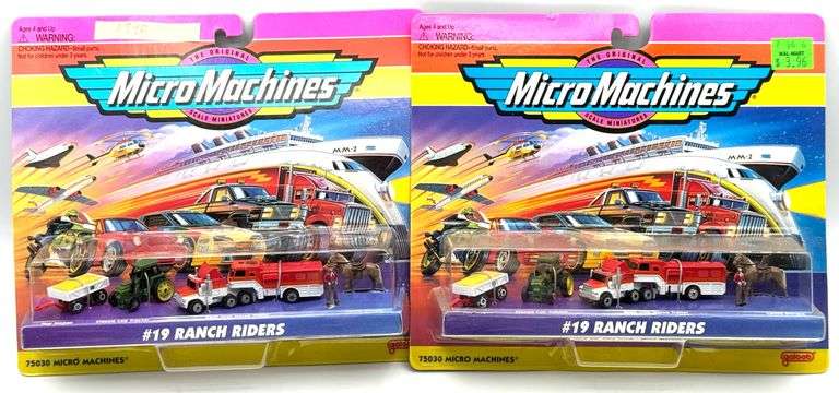 Riverside Ranch Machine Made (2) Micro Machines #19 Ranch Riders Sets - Kraft Auction Service, LLC