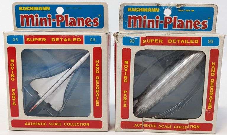 (2) Die-Cast Bachmann Mini-Planes Models - NIB