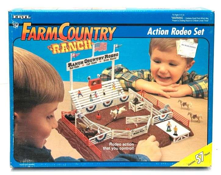 Ertl Rodeo 1994 ERTL Farm Country Rodeo Set in Box - Kraft Auction Service, LLC
