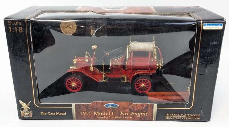 1/18 Die-Cast 1914 Model T Fire Engine