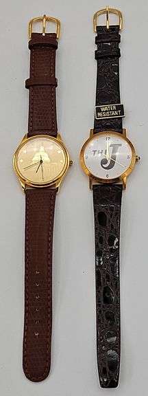 (BE) EJ&E RR Safety Watch Circa 1990 And Gold Plated US Capitol Watch ...