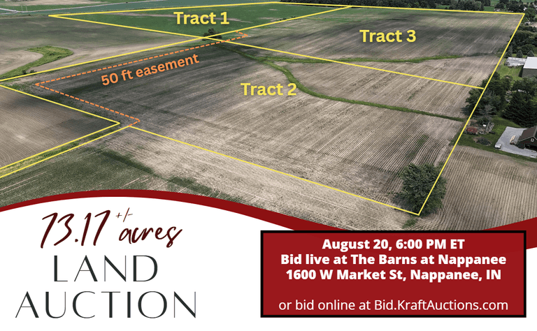 LIVE & ONLINE Marshall County Land Auction - 73.17+/- Acres - 3 Tracts