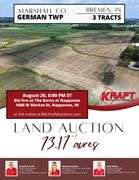 LIVE & ONLINE Marshall County Land Auction - 73.17+/- Acres - 3 Tracts