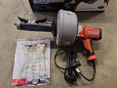 Ridgid K-45 Powered Drain Cleaner W/AutoFeed Technology. Model# K-45AF.