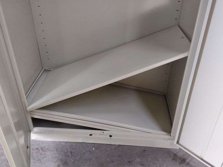 Metal 2-Door Lockable Cabinet