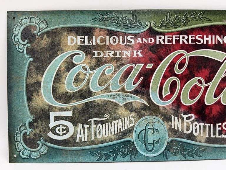 Coca-Cola Metal Sign