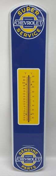 Chevrolet Genuine Parts / Super Service Metal Thermometer