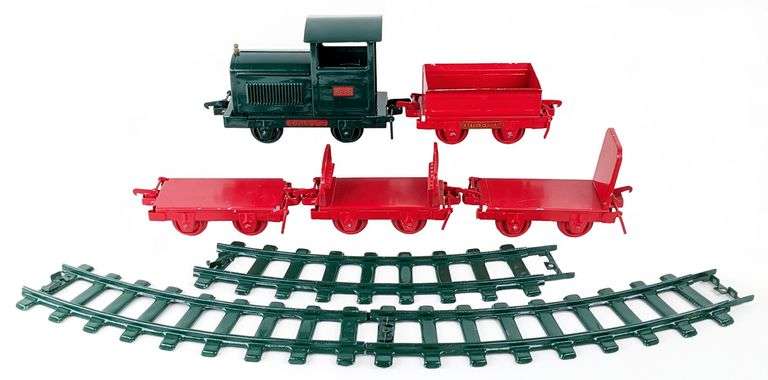 Restored Buddy L Industrial Train Set