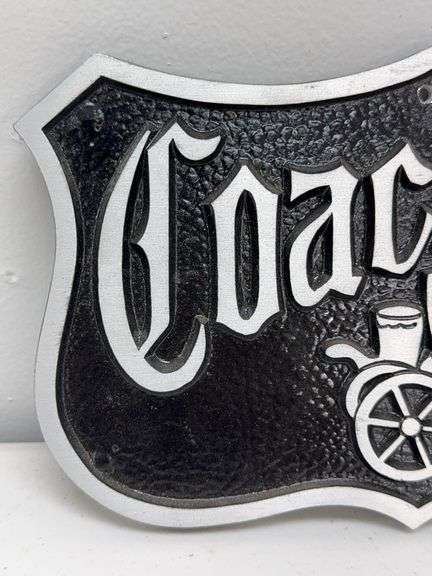 Coachmen Car Club Cast Metal Car Club Plaque