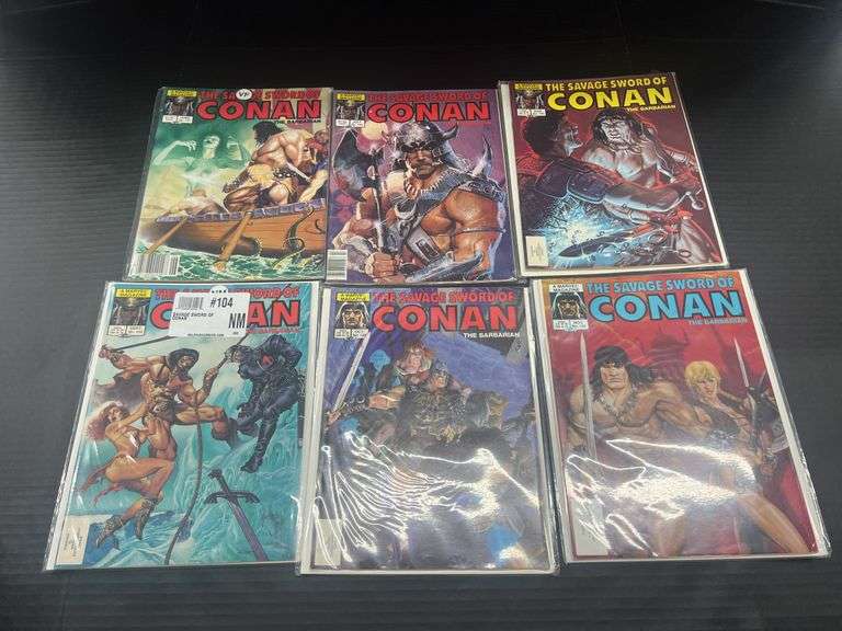 (J) Marvel The Savage Sword Of Conan The Barbarian.