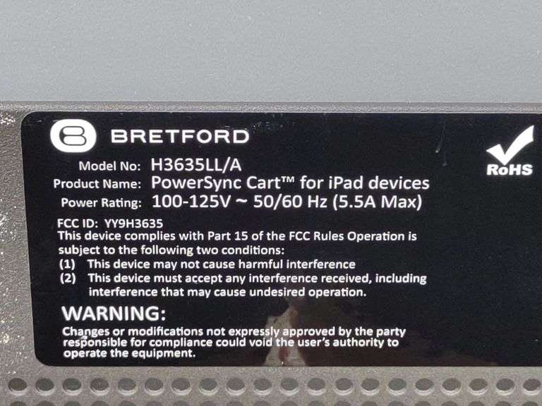 Bretford Powersync Cart