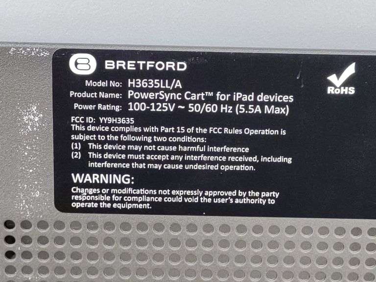 Bretford Powersync Cart