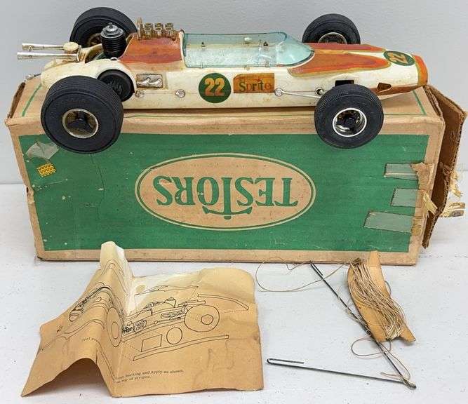 Vintage Testors Sprite Gas Powered Tether Car In Box