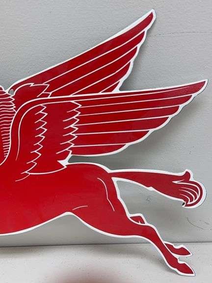 Mobil Pegasus Porcelain Sign