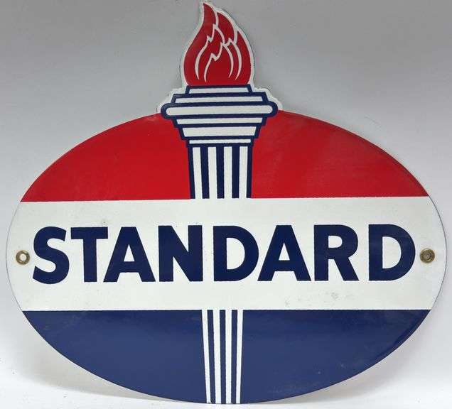 Standard Oil Porcelain Pump Plate Sign