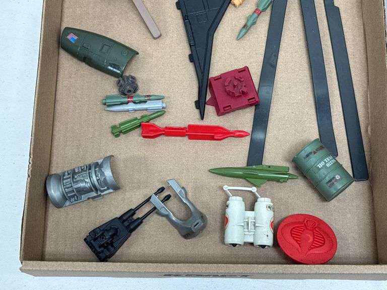 1980s Hasbro GI Joe ARAH Action Figure Vehicle Parts / Accessories Missiles & More