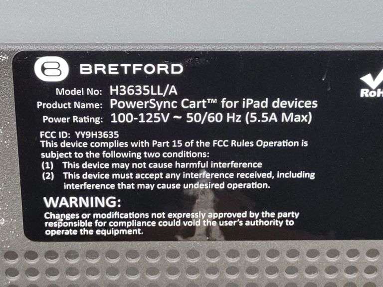 Bretford Powersync Cart