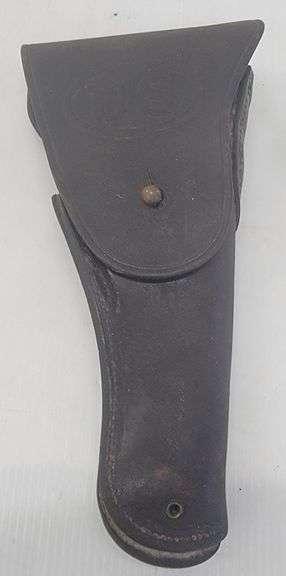 (AR) U.S. Black Leather Pistol Holster