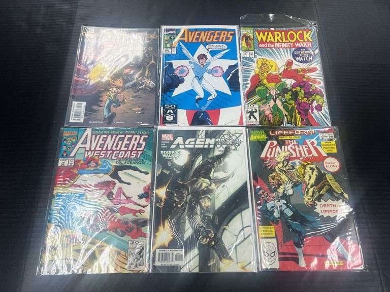 (J) 1980s - 1990s Marvel Comic Books.