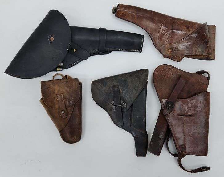 (II) Vintage Assorted Holsters
