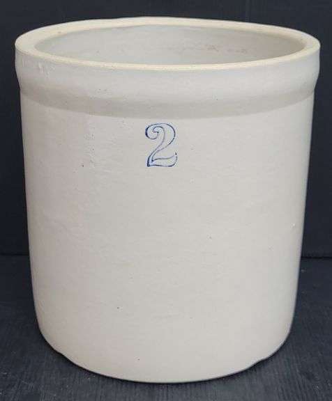 (Q) Vintage 2 Gallon Stoneware Crock