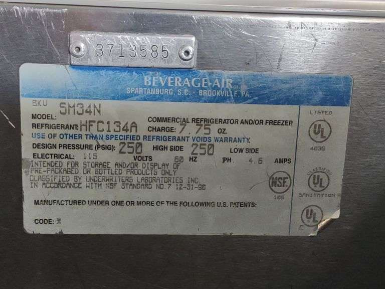 Beverage-Air Commercial Forced Air Milk Cooler