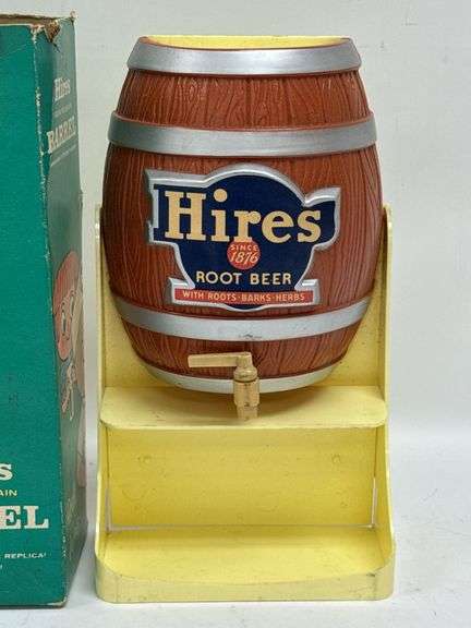 Vintage Hires Root Beer Soda Dispenser Toy In Original Box