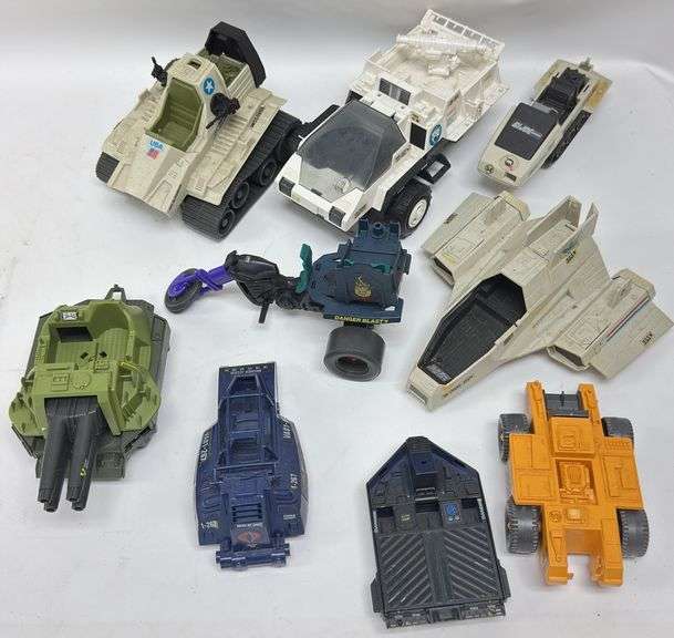 1980s Hasbro GI Joe Action Figure Vehicle Lot / Cobra