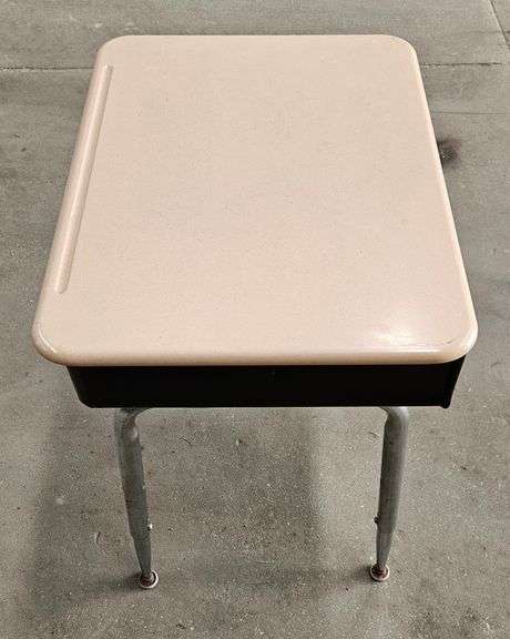 (10) Classroom Style Steel Desk's.