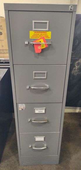 Metal 4 Drawer Filing Cabinet