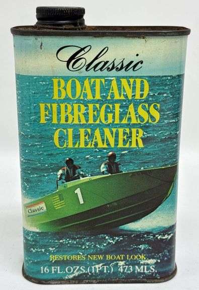 Vintage Classic Boat Cleaner 16oz Metal Can