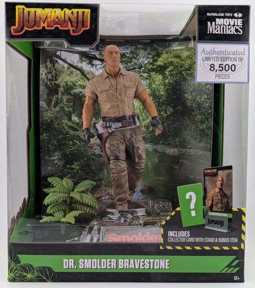 2023 McFarlane Toys Jumanji Dr. Smolder Bravestone 7" Action Figure NIB