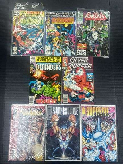 (J) Variety Of Marvel, DC, Image, Valiant, And FantaCo Comic Books.