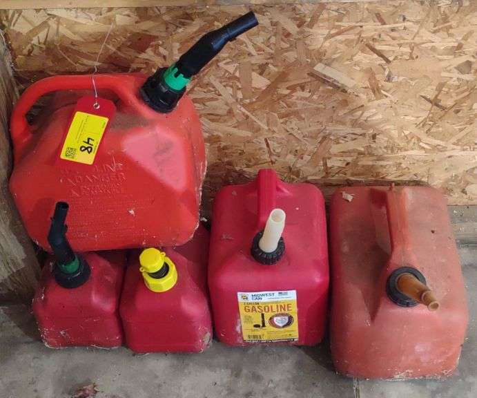 1-2 Gallon Gasoline Cans