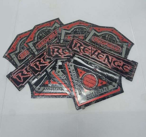 (AS) Redfield & Leupold Metal Advertising Signs