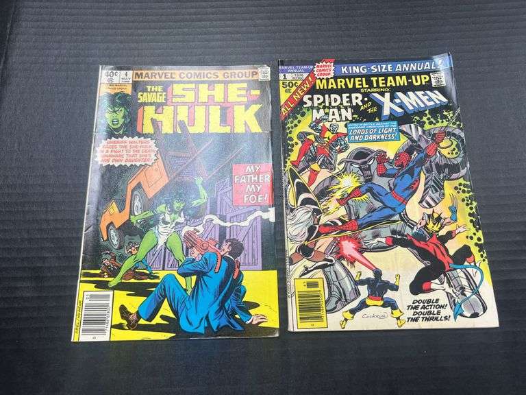 (J) 1970s & 1980s Marvel Comic Books.