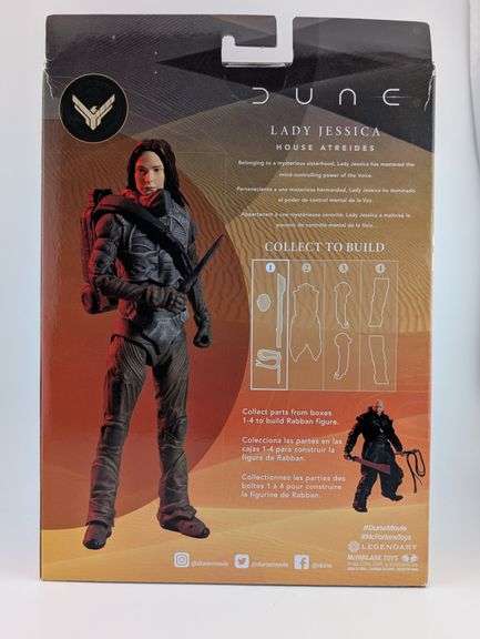 2020 McFarlane Toys Dune Lady Jessica 7" Action Figure With Build -A- Rabban Parts NIB