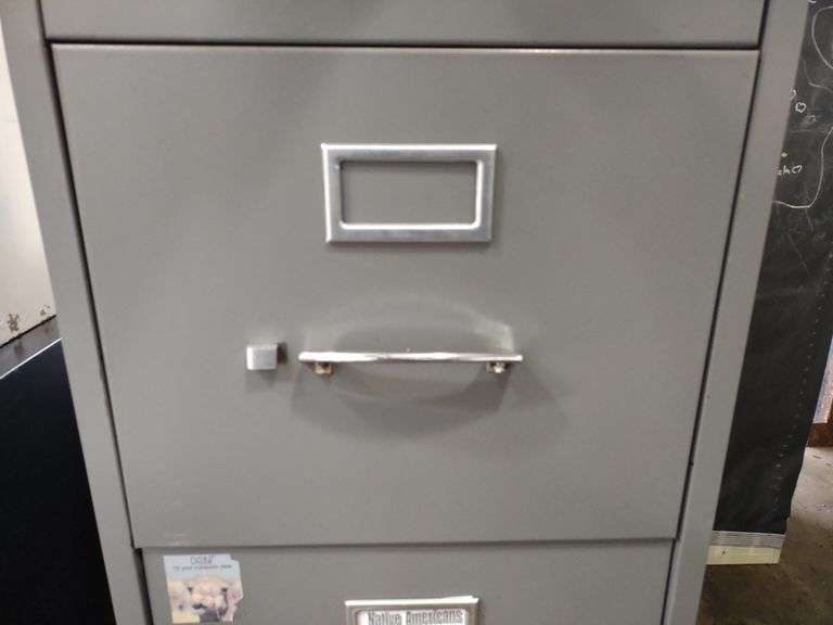 Metal 4 Drawer Filing Cabinet